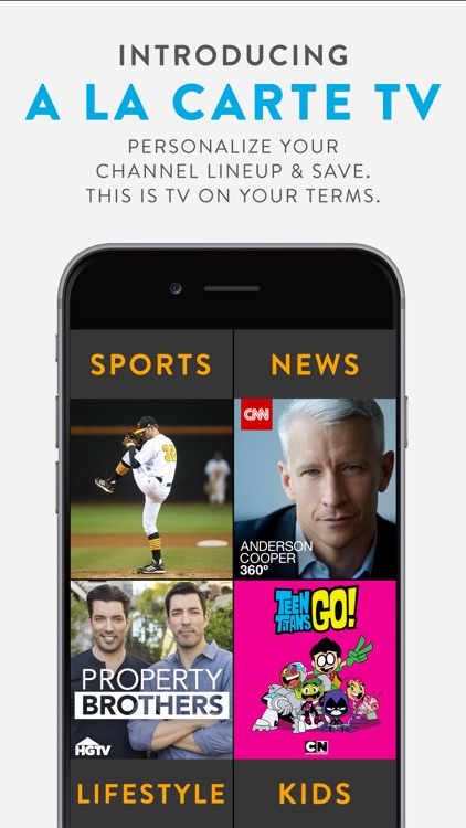 Sling TV: A La Carte TV. Watch Live Shows & Sports