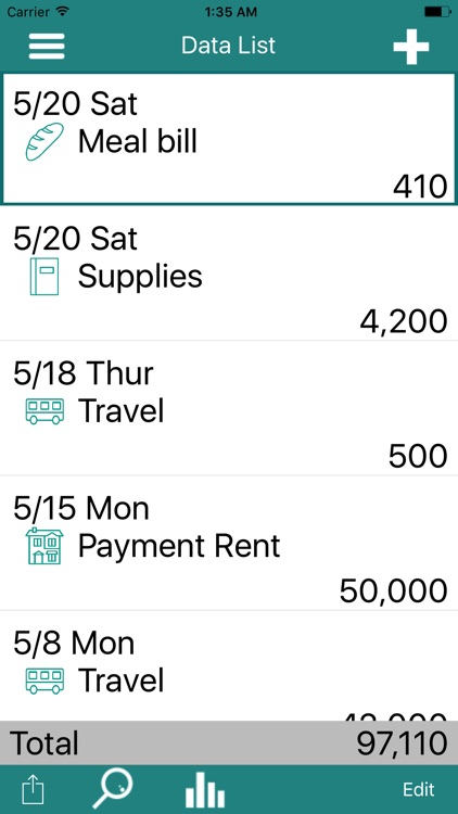 CashLogger - Simple account Book -