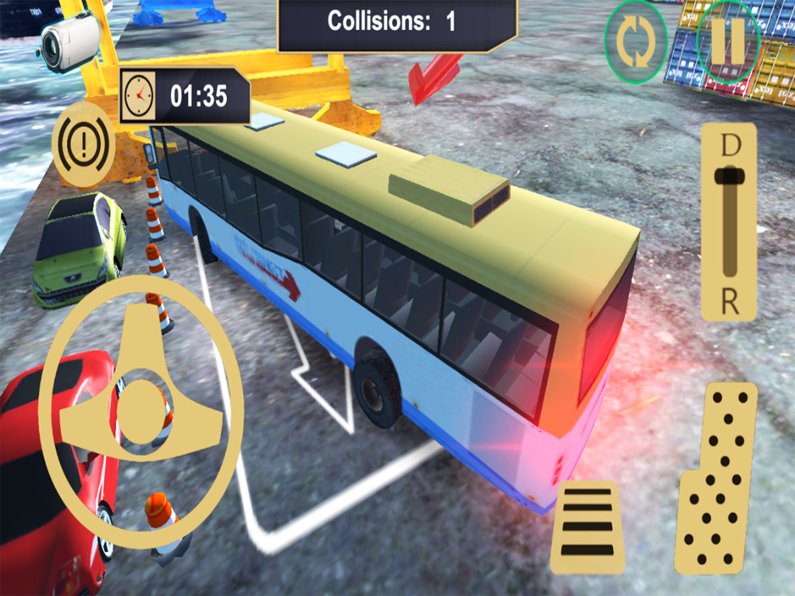 Beach Bus Parking:Drive in Summer Vocations