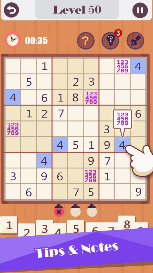 #3. Sudoku - Classic Sudoku Puzzle Games (iOS) By: Jun Yin