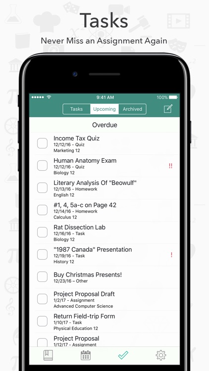 Sigma: Student Task Planner screenshot-3