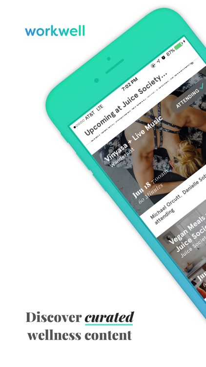 WorkWell: Wellness content, classes, & challenges