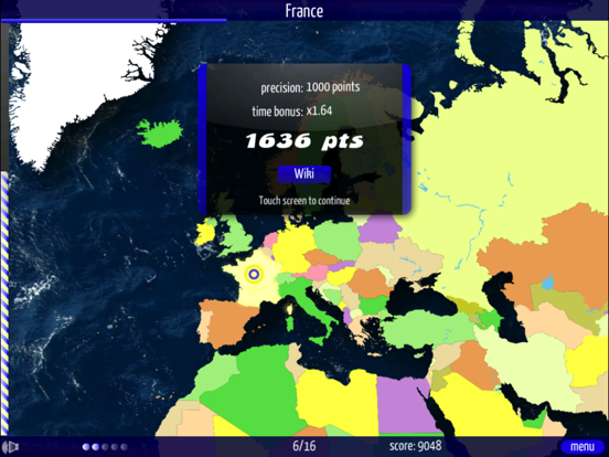 Screenshot #5 pour Speed Geography Lite