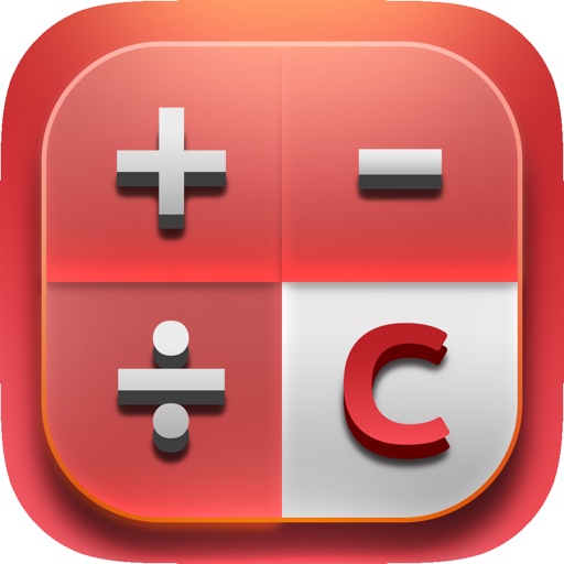Calculator Keyboard Themes For Red Color iOS App