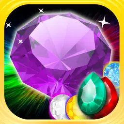 Gems Jewels Match 4 Puzzle Game for Boys & Girls app icon