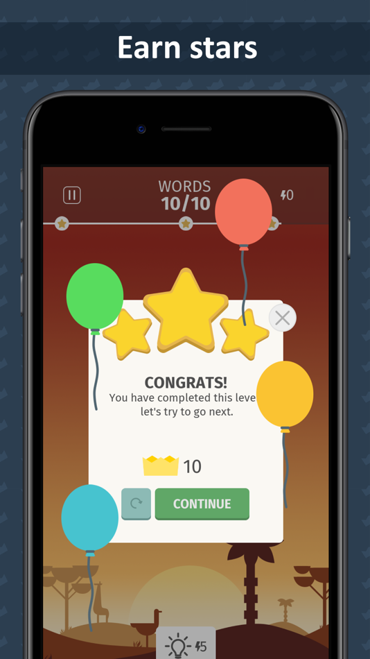 #3. Word Way - Brain Letters Game (iOS) 由: Anatolii Vitan