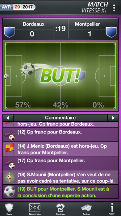 Screenshot #1 pour My Football Club Manager