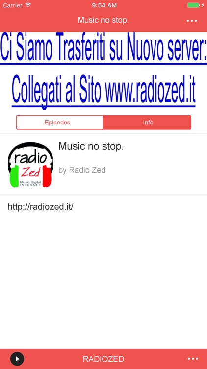 Radio Zed non Solo Musica Italiana.