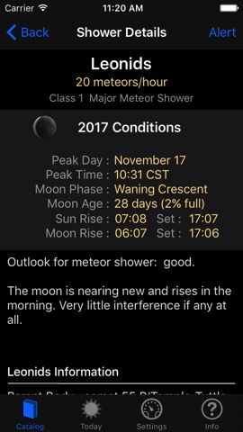Meteor Shower Guideのおすすめ画像2