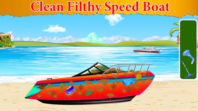 Speed Boat Wash & Repair Shop – Ship Cleanup Salon
