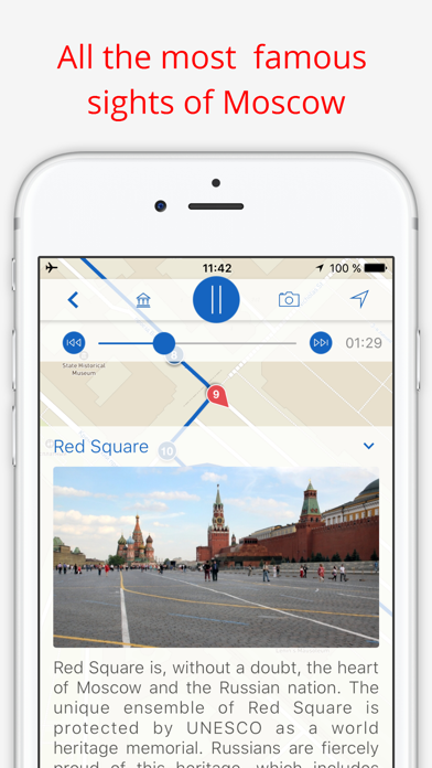 Screenshot #2 pour My Moscow City Guide & audio-guide walks (Russia)