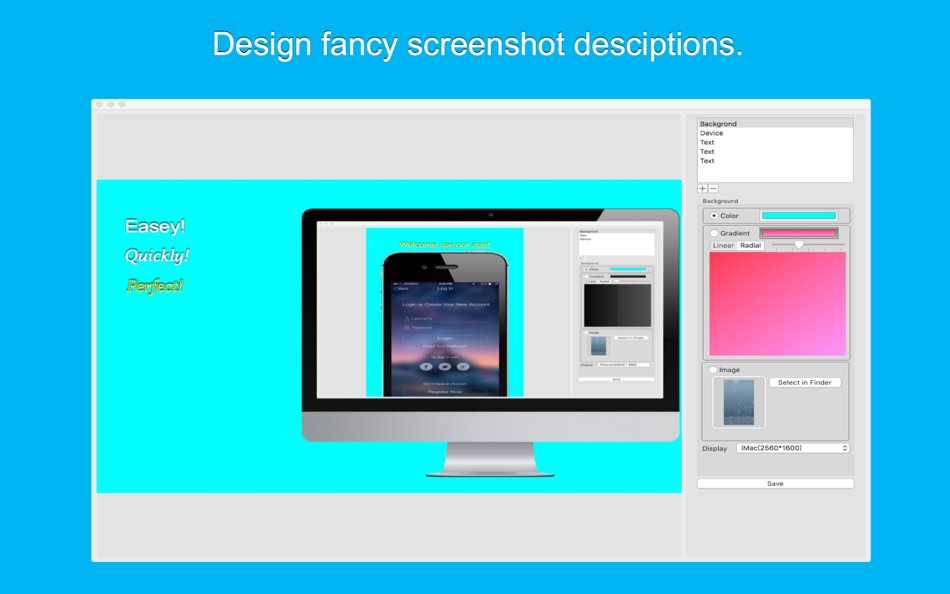 #5. Screenshot Design-Great App Mockup Generator (macOS) 来自: 文韬 杨