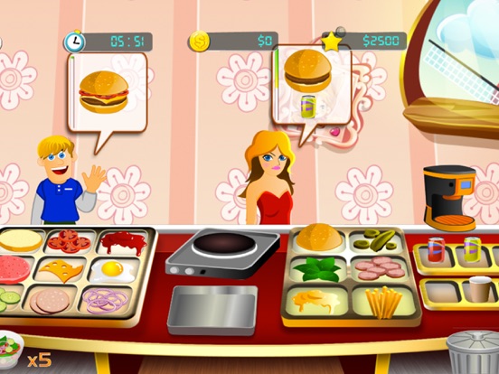 Screenshot #5 pour Burger Cooking Fever: Food Court Chef Game