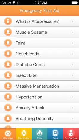 Game screenshot Emergency First Aid - Acupressure Massage Points! hack