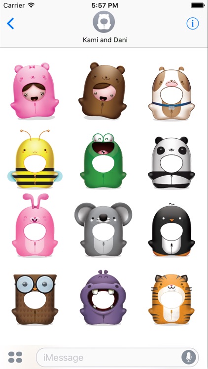 Kami and Dani - Animal Sticker Set screenshot-4