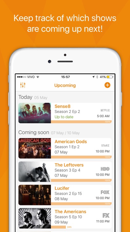 Showrunner - The smart way to track TV Shows screenshot-0