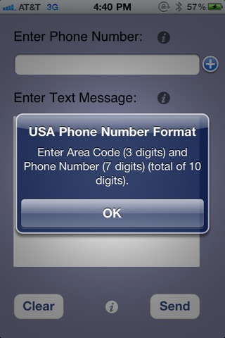 Send Unlimited SMS USA screenshot 2