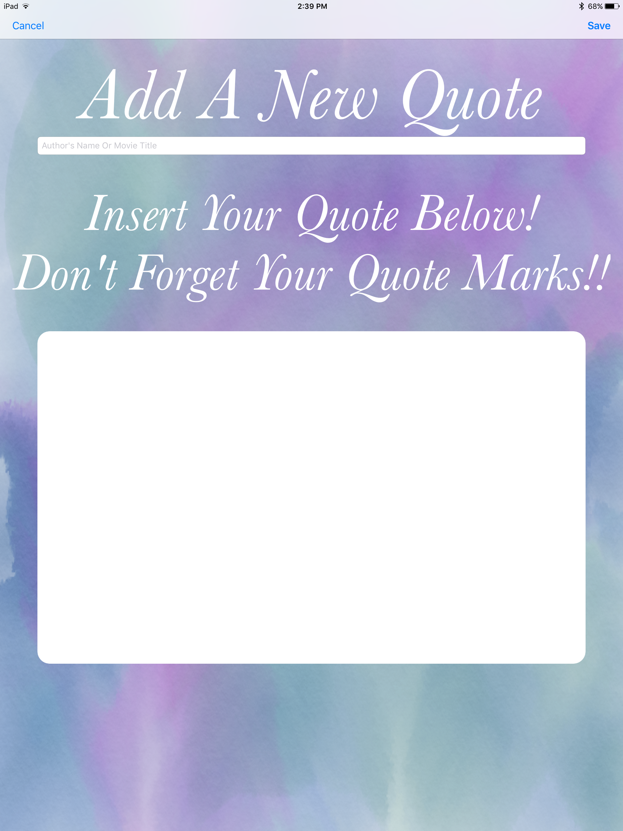 Quotables: YOUR Daily Quote Reminder