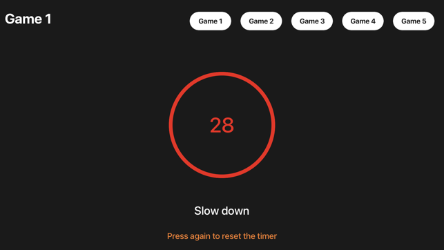 ‎Reaction Timer Game Screenshot