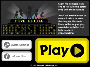 Five Little Rock Stars screenshot #1 for iPad