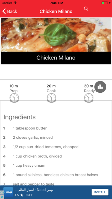 How to cancel & delete Food Chef Recipes - Nutrition info calories count from iphone & ipad 4