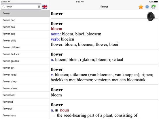 Nederlands Engels beste woordenboek iPad app afbeelding 1
