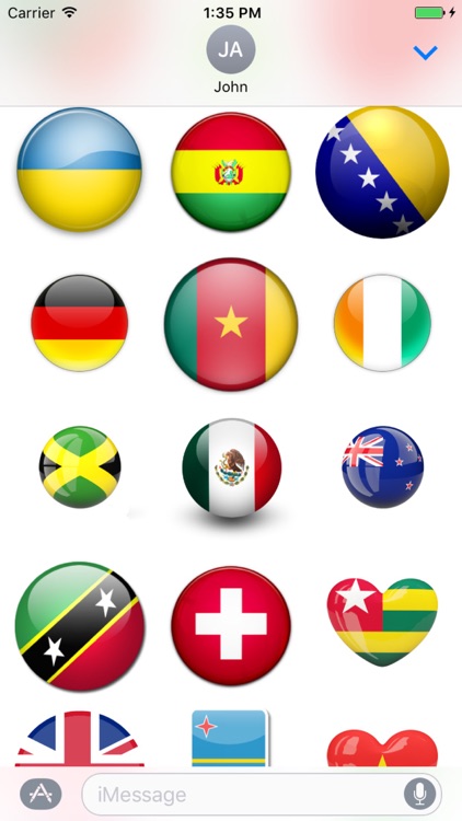 Fun Flags Stickers