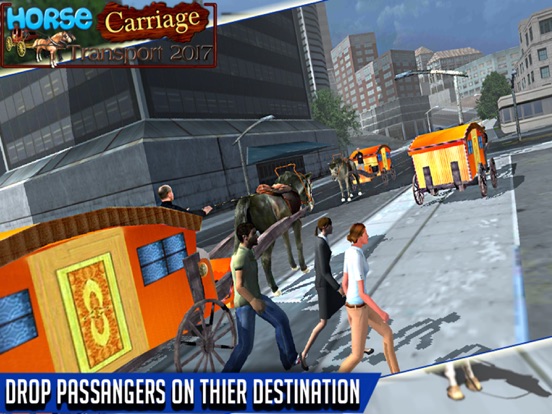 Horse Carriage Transport 3d iPad screenshot