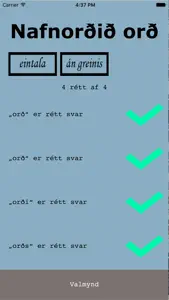 Íslenska screenshot #4 for iPhone