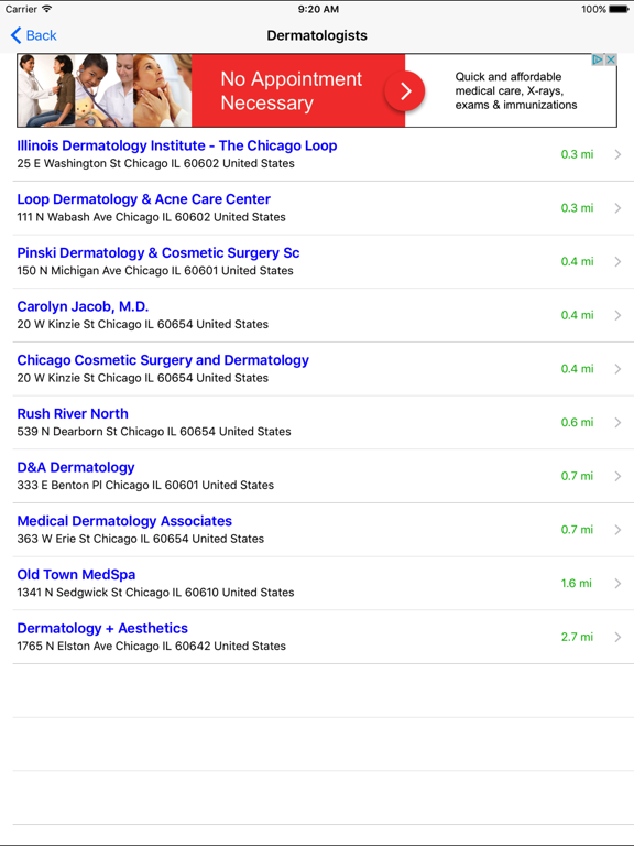 Screenshot #5 pour Doctor Finder: Find Doctors & Dentists Nearby
