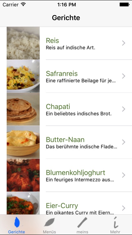 Indisch Kochen