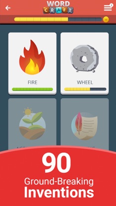 Word Craft Inventions - Word brain game screenshot 2