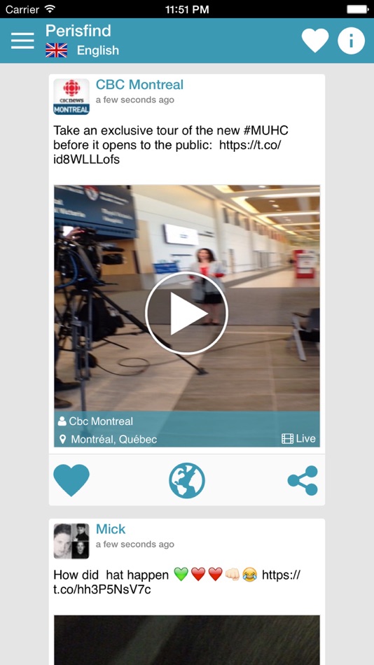 Perisfind - videos finder for Periscope - 1.1.6 - (iOS)