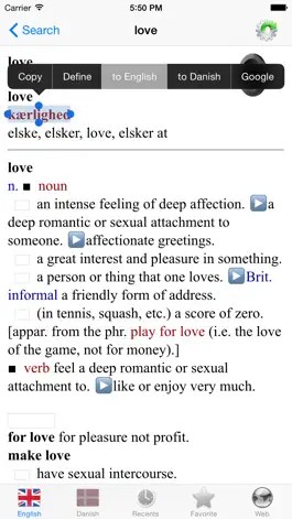 Game screenshot Danish English best dict apk