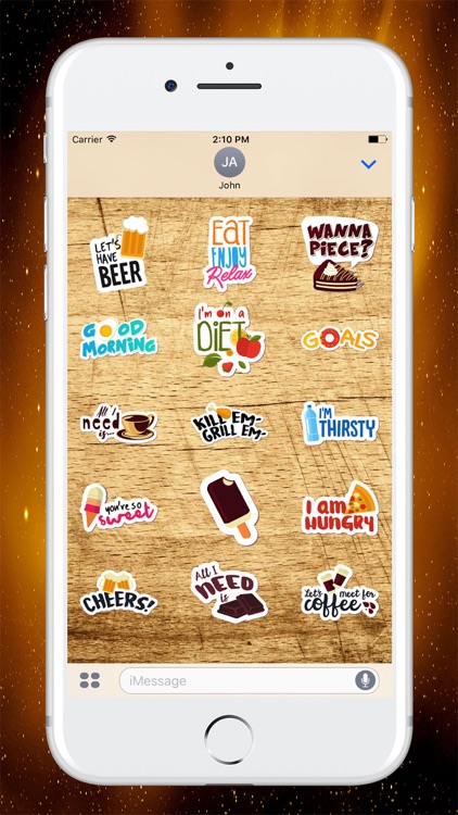 Food Emotions Stickers