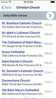 Church Finder: Find & Locate Nearby Churches screenshot 2