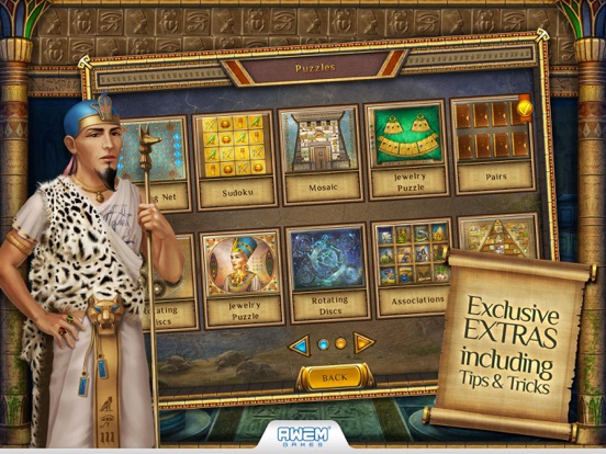 Cradle of Egypt iPad app afbeelding 5