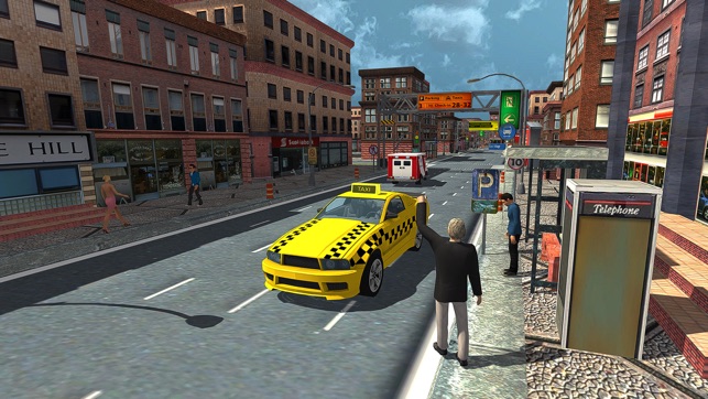 Real 3d Modern City Taxi Crazy Duty Driver 2017(圖2)-速報App