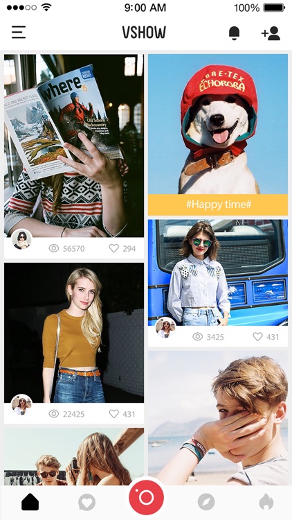 Vshow-share moments via video