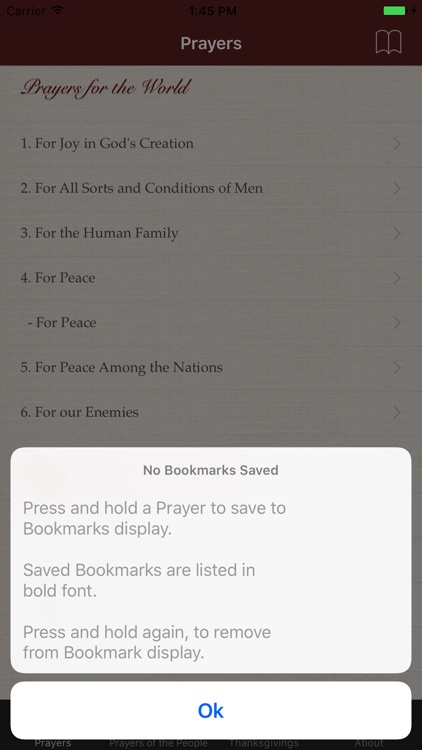 Prayers and Thanksgivings