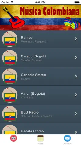 Game screenshot A+ Musica Colombiana - Radios De Colombia apk