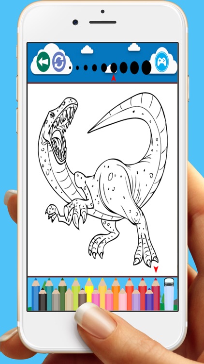 Coloring Book Dinosaurs  Games For Kids screenshot-4