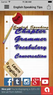 english speaking course - learn grammar vocabulary iphone screenshot 1