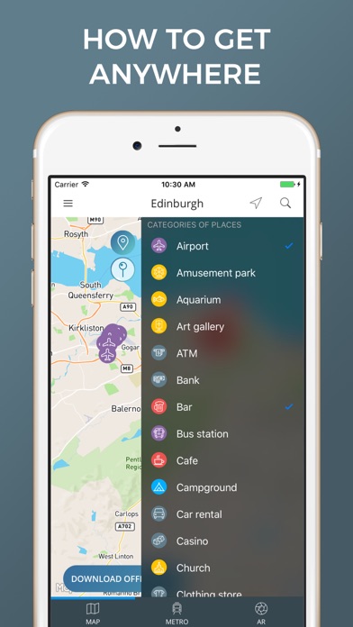 Edinburgh maps screenshot 3