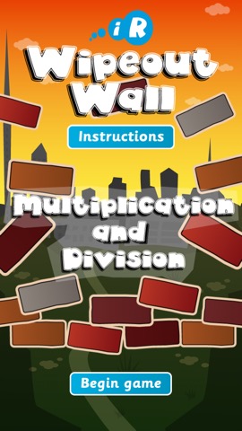 Wipeout Wall (Multiplication & Division)のおすすめ画像1