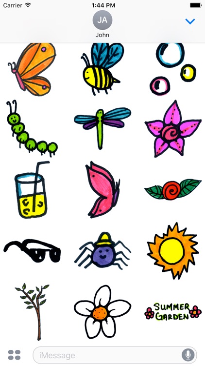 Summer Garden Doodles