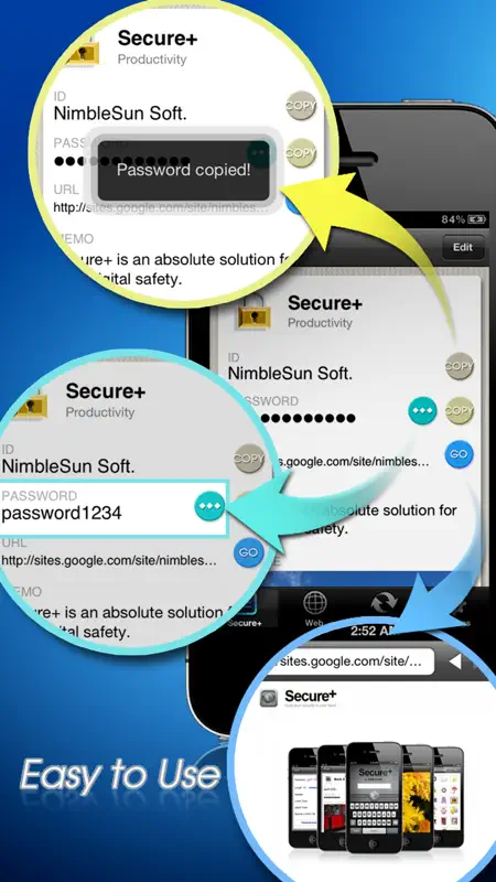 Secure+ password manager screenshot 3 of 5