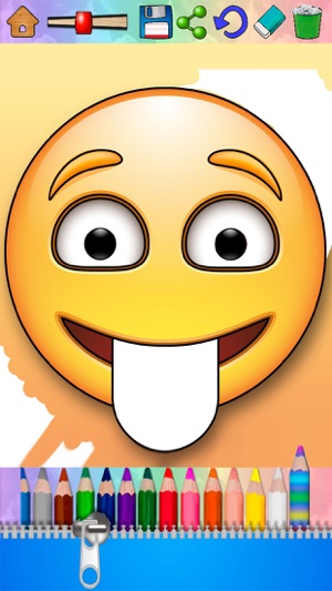 Emoticon Coloring book – color emoticons(圖2)-速報App