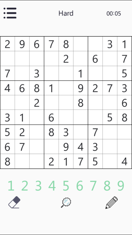 #2. Sudoku - Classic Sudoku Game (iOS) By: yanyan wang