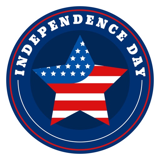 4th of July - 120+ Badge Independence Day Stickers 4th of July - 120+ Badge Independence Day Stickers